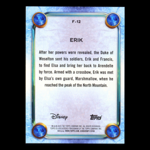 Erik 2025 Topps Disney Wonder Frozen Character Variation Frozen