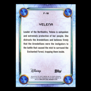 Yelena 2025 Topps Disney Wonder Frozen Character Variation Frozen II