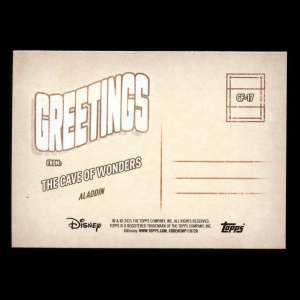 The Cave of Wonders 2025 Topps Wonder Greetings From Aladdin