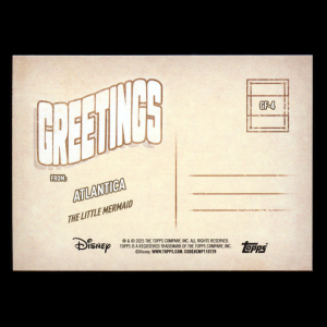 Atlantica 2025 Topps Wonder Greetings From The Little Mermaid