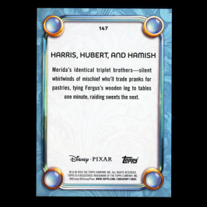 Harris, Hubert, and Hamish 2025 Topps Wonder Purple Foil Brave 64/99