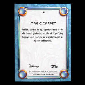 Magic Carpet 2025 Topps Wonder Wish Aladdin