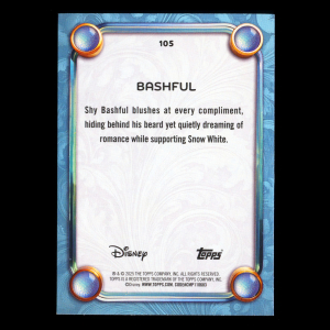 Bashful 2025 Topps Wonder Wish Snow White and the Seven Dwarfs