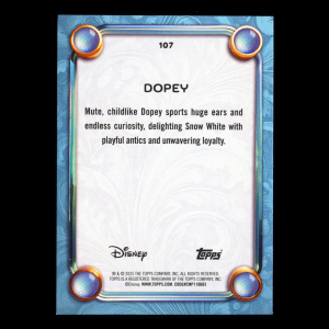 Dopey 2025 Topps Wonder Wish Snow White and the Seven Dwarfs