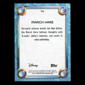 March Hare 2025 Topps Disney Wonder Alice in Wonderland