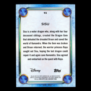 Sisu 2025 Topps Disney Wonder Raya and the Last Dragon