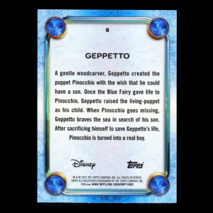Geppetto 2025 Topps Disney Wonder Pinocchio