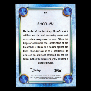 Shan-Yu 2025 Topps Disney Wonder Mulan