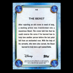 The Beast 2025 Topps Disney Wonder Beauty and the Beast