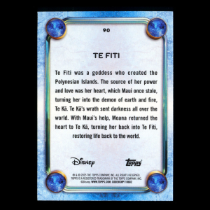 Te Fiti 2025 Topps Disney Wonder Moana