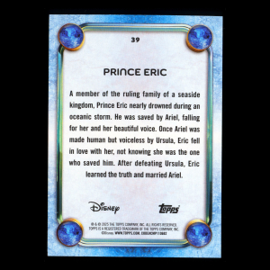 Prince Eric 2025 Topps Disney Wonder The Little Mermaid
