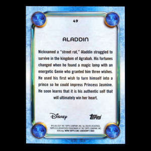 Aladdin 2025 Topps Disney Wonder Aladdin