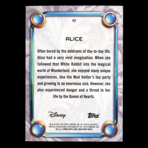 Alice 2025 Topps Disney Wonder Alice in Wonderland