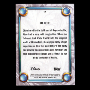 Alice 2025 Topps Disney Wonder Alice in Wonderland