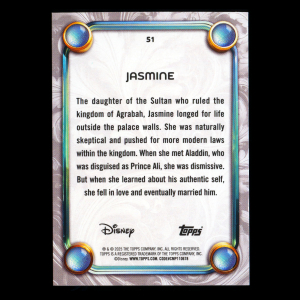 Jasmine 2025 Topps Disney Wonder Aladdin